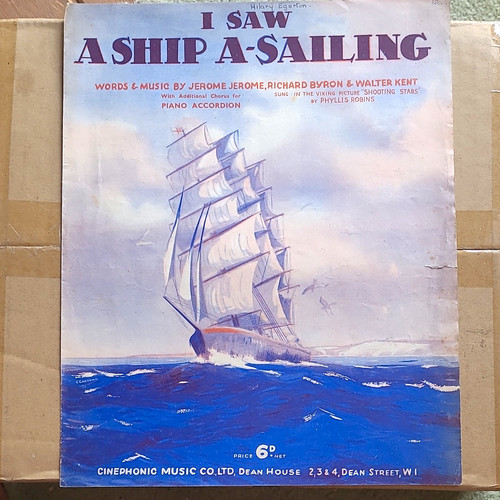Saw ship a sailing - a,