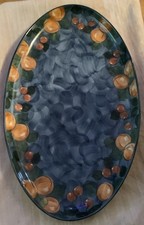  JERSEY POTTERY  SERVING PLATE, DISH, large