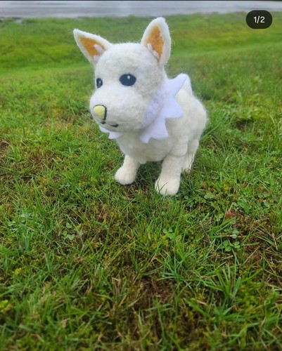 Handmade felted riku plush - felted,