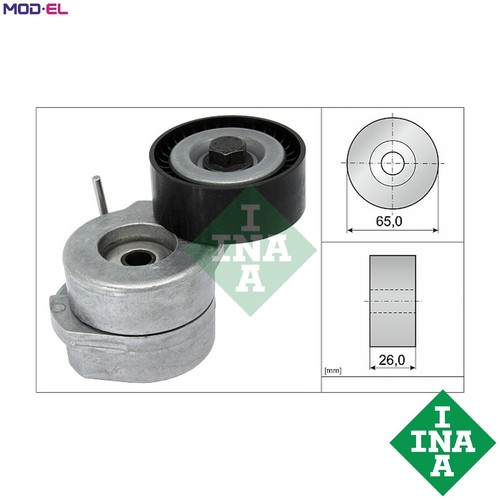 Belt tensioner vribbed - vribbed,