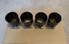 3.75" 95mm SHADOW BLACK CHROME