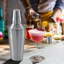 NEW 16OZ STAINLESS STEEL COCKTAIL SHAKER 0.5L MIXER PARTY BAR MIXING TIN DRINKS