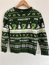 Boys Minecraft Green Christmas
