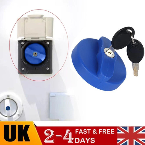 Water inlet filler cap - cap, locking
