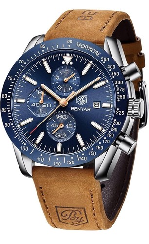 Benyar watch for men analog - men,