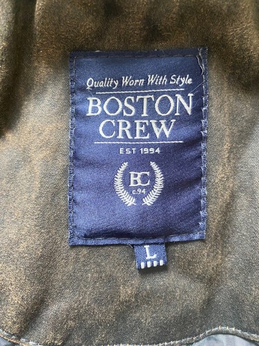 Boston crew brown waxed look - waxed,