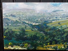 Swaledale,Panoramic OIL