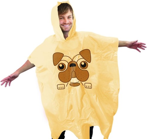 Gift republic pug poncho - pug, poncho.