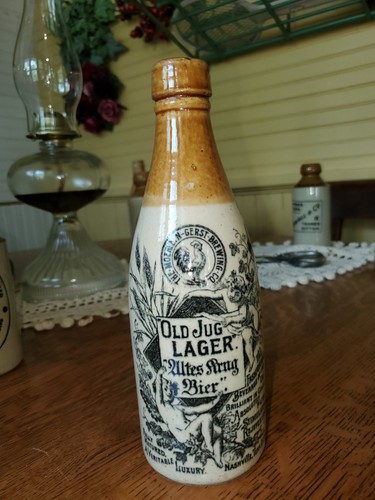 1890s moerlein s old - 8, 3/4"