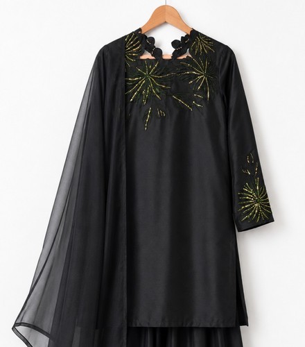Black farshi raw - black,