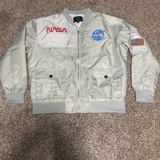 NASA Jacket Mens Medium Gray