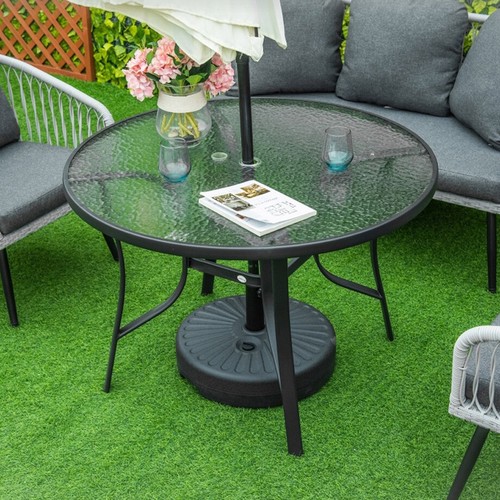 Large round garden - large, table