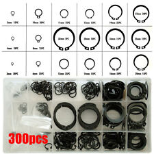 300PC MIXED CIRCLIP SET RETAINING CIR SIR CLIP SNAP RING ASSORTMENT UK