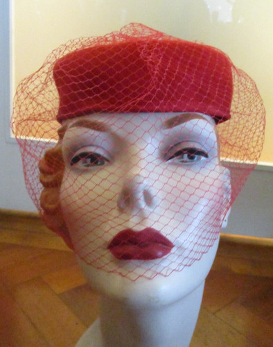 Vintage pill box hat - vintage,