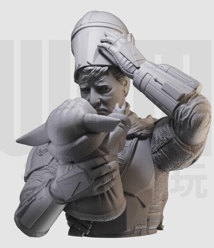 Resin figure bust - resin,