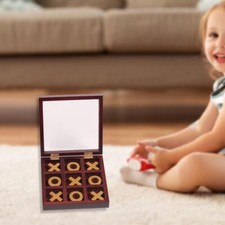 Wood Tic-Tac-Toe Board Game