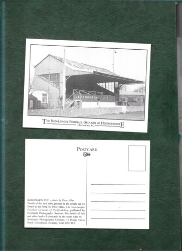 Postcard letchworth football - postcard,
