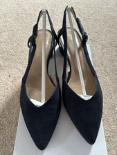 JOHN LEWIS NAVY SUEDE LEATHER