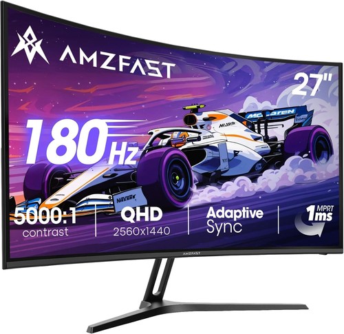 Amzfast inch curved gaming - 27,