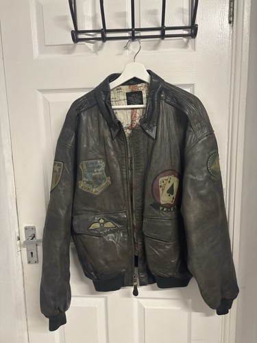 Avirex men leather jacket - men's,