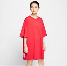 Nike Korea Red Shirt Dress Sz