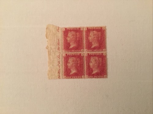 One penny red plate 171 - penny,