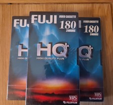 Fuji HQ+ E-180 Blank VHS Video