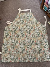 BN AND HANDMADE GENUINE WILLIAM MORRIS  COMPTON FABRIC ADULT APRON