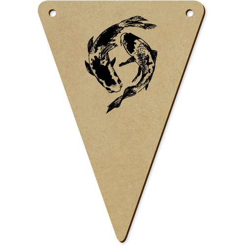 Koi carp bunting flags - 5, 'koi