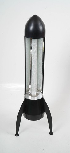 Retro rocket plasma lamp - retro,
