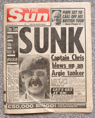 The sun newspaper - the,