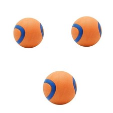 Pack of 3 Rubber Dog Balls /