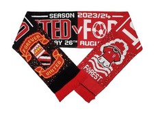 Manchester United v Nottingham Forest 26/08/2023 Match Scarf & Memorabilia