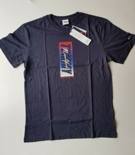  Tommy Hilfiger Jeans Men's short sleeve T-Shirt Size L Regular Fit Navy 