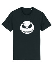 Jack Face NIGHTMARE BEFORE CHRISTMAS Halloween Jack Skellington UNISEX T-SHIRT