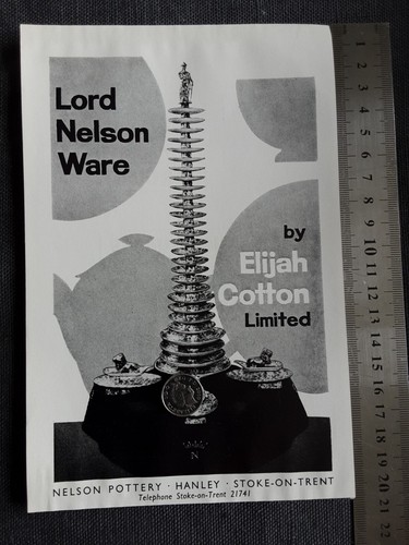 Advert print nelson - nelson, pottery
