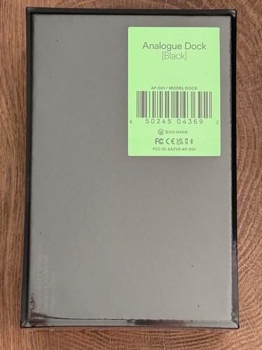 Analogue pocket dock black - dock,
