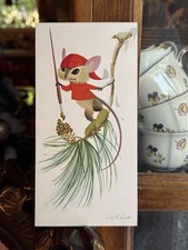 UNUSED 1960s vintage greeting