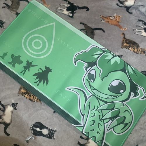 Palmon digimon rubber playmat - digimon,