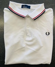 GENUINE WHITE FRED PERRY POLO