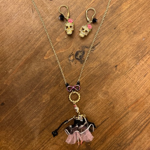Set betsey johnson skeleton - set,