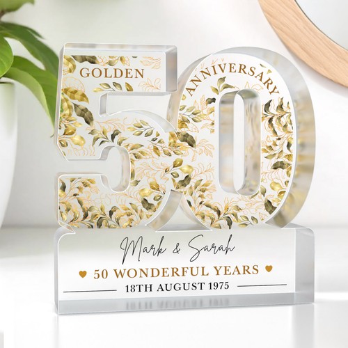 50th golden wedding - 50th,
