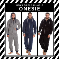 Mens Boys Fleece 1Onesie
