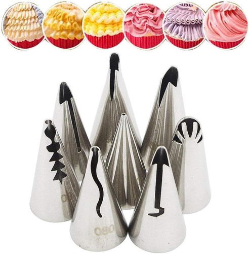 Ruffle piping tips set - ruffle,