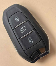 GENUINE PEUGEOT 3 BUTTON REMOTE SMART CAR KEY FOB - FREE DELIVERY
