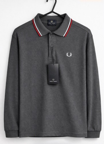Fred perry men grey polo - perry,