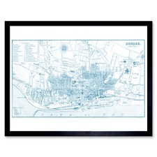 Map 1888 Dundee City Scotland