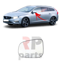 FOR VOLVO V60 11-16, S40/V50 10-12 WING MIRROR GLASS HEATED BIGGER VERSION LEFT
