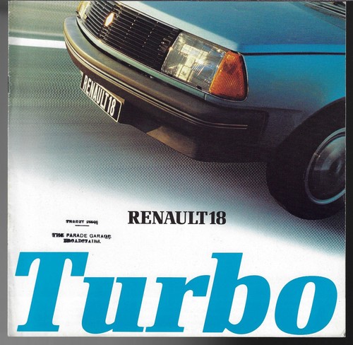 Renault turbo 1980 - 18, uk