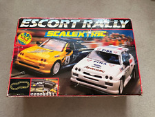 Scalextric C672 Escort (Cosworth) Rally Slot Car Race Set Complete NEW BRAIDS